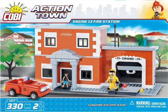 Cobi Blocks Engine 13 Fire Station for 5+ Years 330pcs