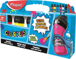 Maped Peps Β Τέμπερες Πολύχρωμες 75ml Maped Peps Β Τέμπερες Πολύχρωμες 75ml