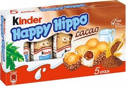 Kinder Happy Hippo Cacao Вафла Мляко бонбони 103.5gr 5бр