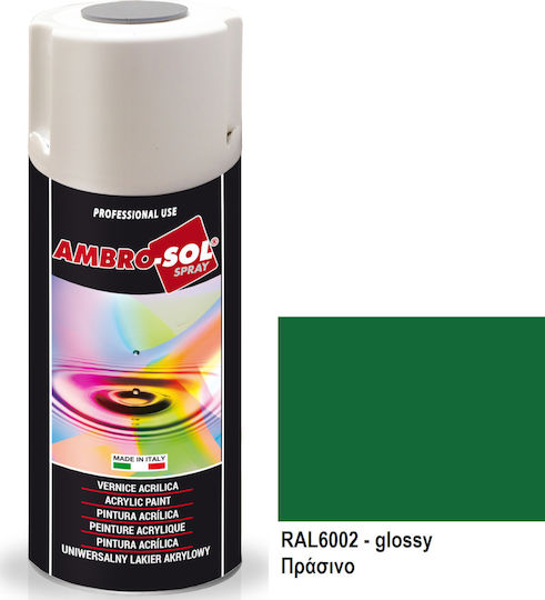 Ambro-Sol Σπρέι Βαφής V400 Ακρυλικό Leaf Green RAL 6002 400ml