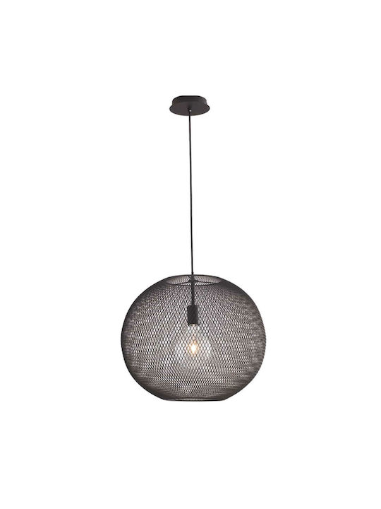 Fan Europe Esedra Hängelampe Schwarz mit Fassung E27 50x120cm.
