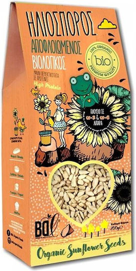 BDL Organic & Healthy Food Βιολογικοί Ηλιόσποροι Ωμοί Αποφλοιωμένοι Χωρίς Αλάτι 200gr