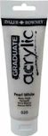 Daler Rowney Graduate Acrylic Acrylic Paint Set in White color Pearl White 020 120ml 1pcs 123120020
