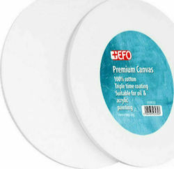 +Efo Καμβάς σε Τελάρο Λευκός 20 εκ. 380gr/m² 1τμχ