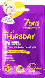 7DAYS Active Thursday Sheet Face Moisturizing Mask 28gr