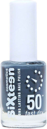 Sixteen Cosmetics Polish 50'' Long Lasting Glossy Βερνίκι Νυχιών Μακράς Διαρκείας Quick Dry Navy Μπλε 555 11ml