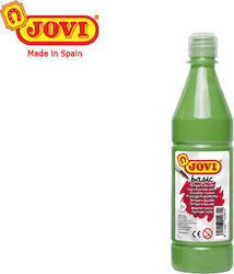 Jovi Basic Tempera Colour Paint Bottle 500ml Green