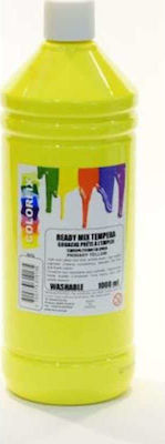 Colorfix Ready Mix Tempera Τέμπερα Ζωγραφικής Primary Yellow σε Μπουκάλι 1000ml