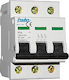 Freder Tripolar Buton de comutare 415V 63A