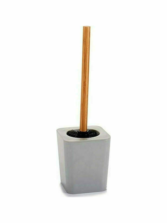 Bamboo Plastic Toilet Brush Gray