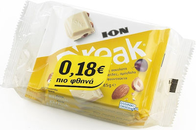 ION Break Σοκολάτα Λευκή 85gr 3τμχ