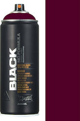 Montana Cans Σπρέι Βαφής BLK με Ματ Εφέ Winegum...