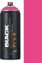 Montana Cans Spray Paint BLK Pink Panther BLK 3130 400ml 6 Pieces