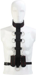 Dream Toys Blaze Collar Body Restraint Neck & Limb Restraint Set in Black Color