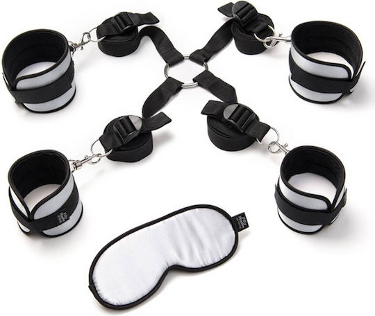 Fifty Shades of Grey Hard Limits - Under The Bed Restraints Kit BDSM Kit in Black Color