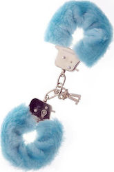Dream Toys Metal Hand Cuffs Plush Χειροπέδες σε Μπλε Χρώμα