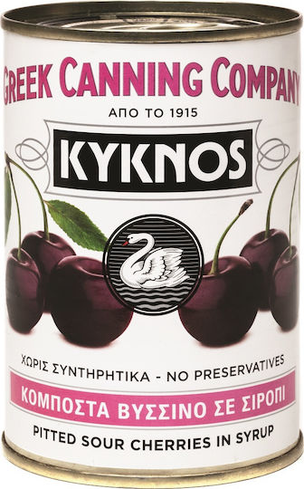 Kyknos Compote Sour Cherry In Syrup 425gr