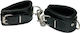 Zado Leather Cuffs Χειροπέδες σε Μαύρο Χρώμα