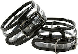 Ns Novelties Bare Bondage Vinyl Ankle Cuffs Handschellen in Transparent Farbe