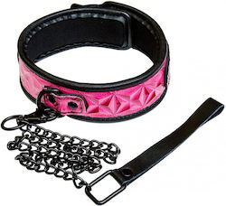 Ns Novelties Sinful Collar with Leash Яка в Розов Цвят