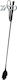 Zado Leather Black Whip Paddle in Schwarz Farbe