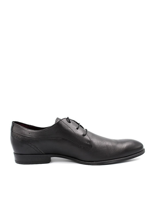 Damiani Men's Leather Dress Shoes Black