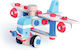 iwood Wooden Construction Toy Aeroplane Vehicle to Build and Transform for Children 3+ years+ Years