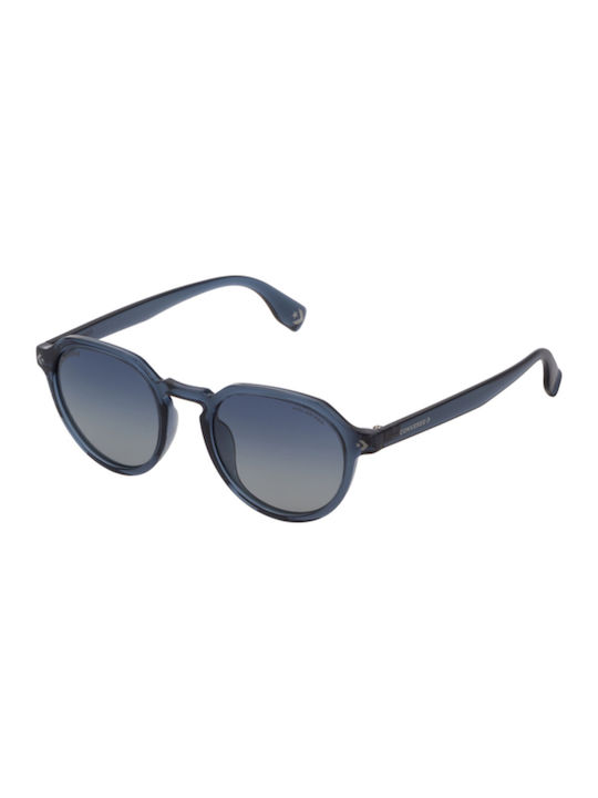 Converse Sonnenbrillen mit Marineblau Rahmen und Blau Verlaufsfarbe Polarisiert Linse SCO231-955P