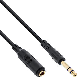 InLine Cable 6.3mm male - 6.3mm female 1m (99971)