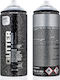 Montana Cans Σπρέι Βαφής με Glitter Εφέ Silver 400ml 6τμχ