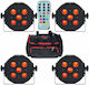 Fun Generation Φωτορυθμικό LED PAR SePar Quad IR RGBW