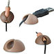 Esperanza EBA101N Cable Clips 6pcs Brown