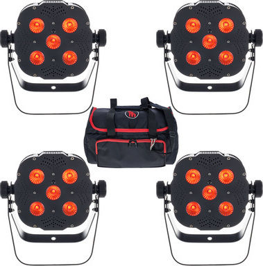 Stairville Bewegtes Licht LED PAR Quad Par Profile 5x8W 25° RGBW