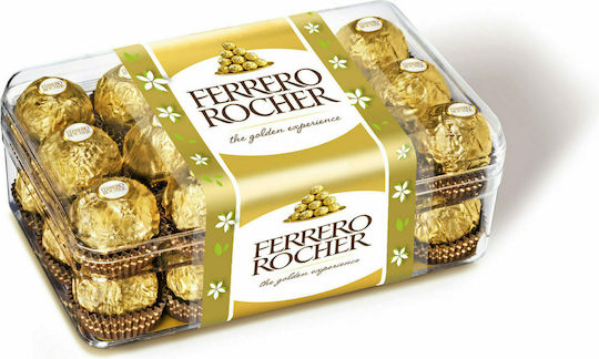 Ferrero Rocher Rocher Chocolate Treats Milk Hazelnut 375gr 30pcs