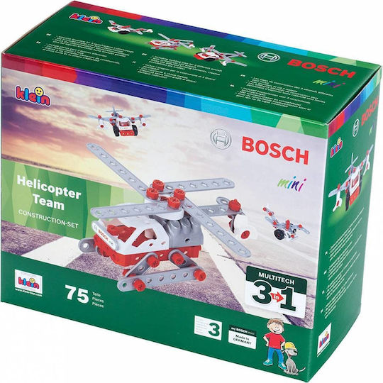 Klein Παιχνίδι Κατασκευών Πλαστικό Multi Tech 3 in 1 Helicopter Team