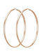 Vogue Earrings Hoops made of Silver Gold Plated 0370202