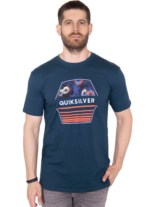 Quiksilver Drift Away T-shirt Bărbătesc cu Mânecă Scurtă Majolica Blue