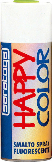 Saratoga Spray Paint Happy Fluorescent Yellow 400ml