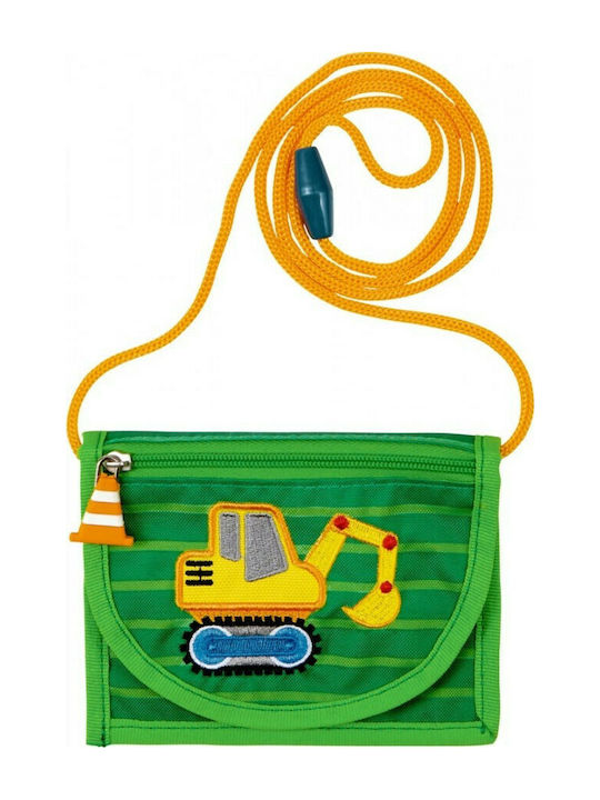Die Spiegelburg Breast Bag Excavator Kids' Wallet for Boy Green 15307