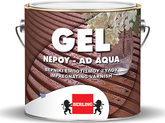 Berling Gel Ad Aqua Impregnation Varnish Green Light Satin 750ml