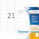 Herma 525 Self-Adhesive Rectangular A4 Labels 63.5x38.1mm