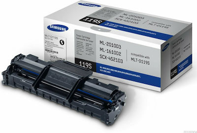 Samsung MLT-D119S Toner Laser Εκτυπωτή Μαύρο 2000 Σελίδων (SU863A)