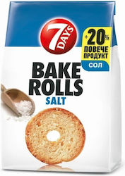 7days Crackers Bake Rolls Salt 1x80gr