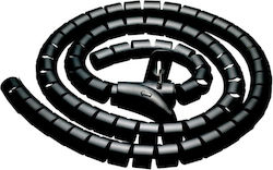 Spirală Cabluri 25mm 5m Negru