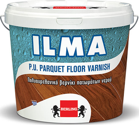 Berling Ilma Pu Βερνίκι Επιφάνειας Πολυουρεθάνης Νερού Άχρωμο Σατινέ 750ml