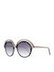 Emilio Pucci Women's Sunglasses with Black Plastic Frame and Gray Gradient Lens EP0065 05B