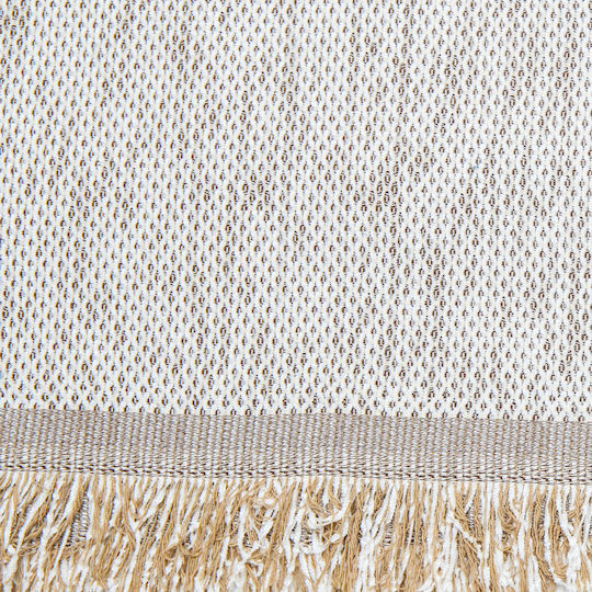 Borea 4 Season Four-Seater Sofa Throw Chenille 180x320cm Ecru