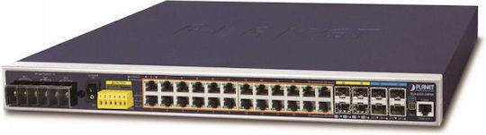 Planet IGS-6325-24P4X Managed L3 PoE+ Switch με 24 Θύρες Gigabit (1Gbps) Ethernet και 4 SFP Θύρες