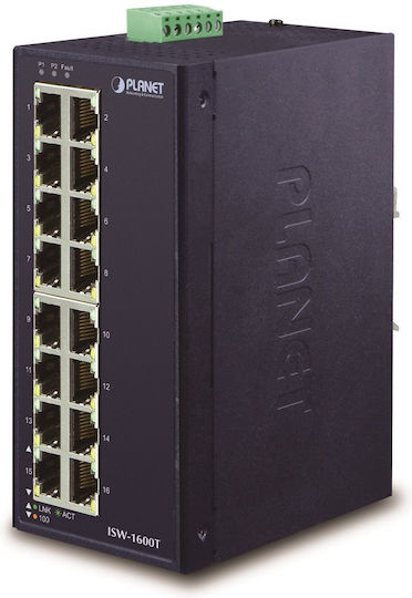 Planet ISW-1600T Negestionat L2 Switch cu 16 Porturi Ethernet