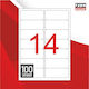 Typotrust 1400 Self-Adhesive Rectangular A4 Labels 99.1x38.1mm